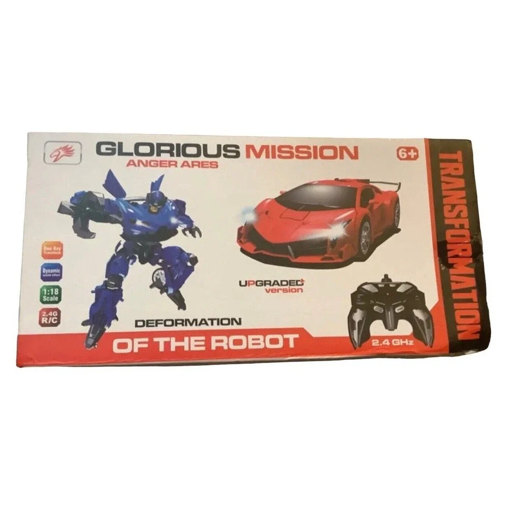 Glorious Mission Transformation Car Remote Control‎ Yellow